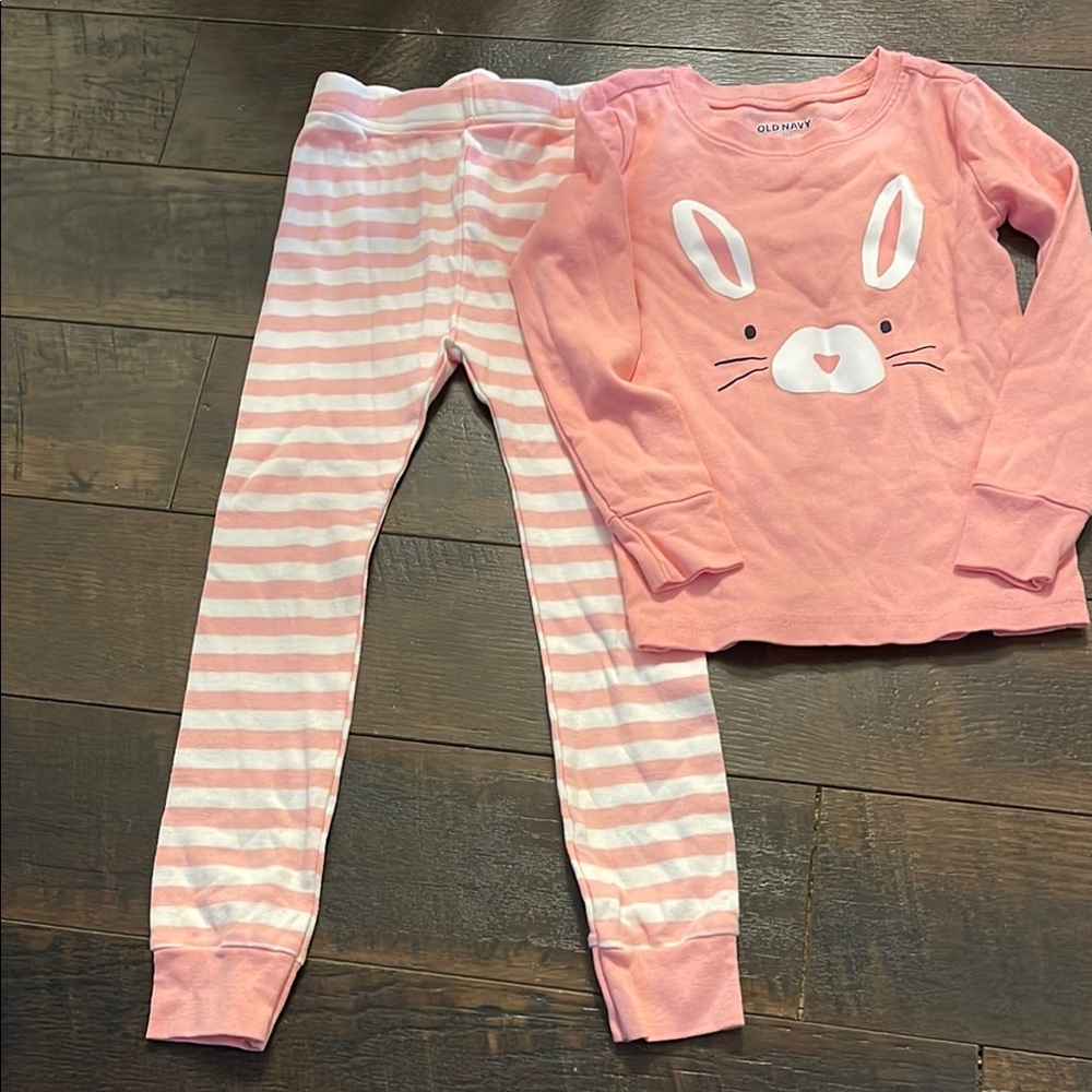 Old Navy Pink Bunny Kids Pajamas